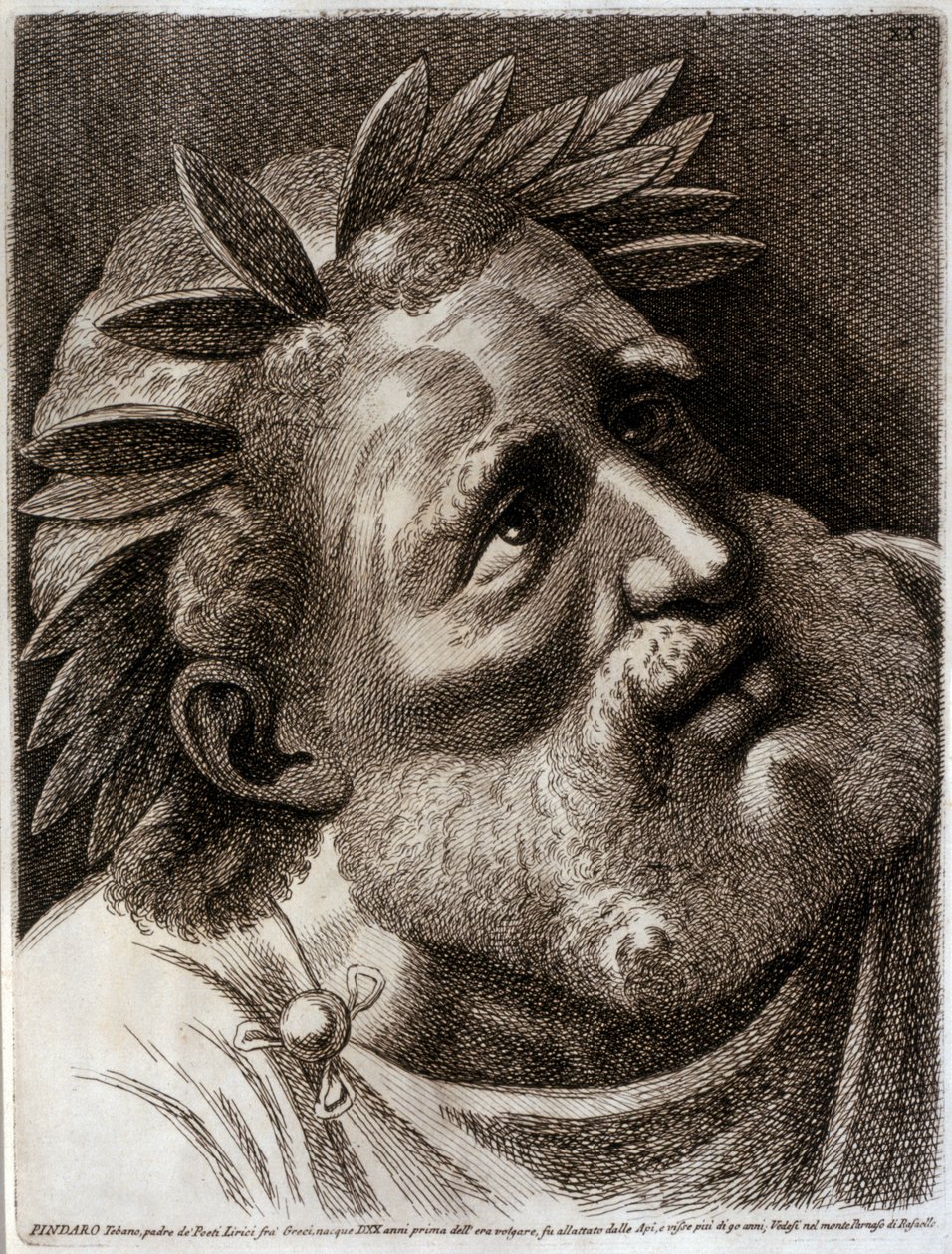 PINDARUS. 1757-1760 (engraving) af Paolo Fidanza