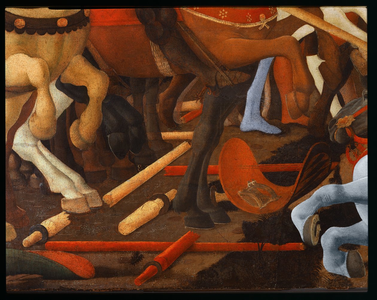 Slaget ved San Romano, detaljer af Paolo Uccello