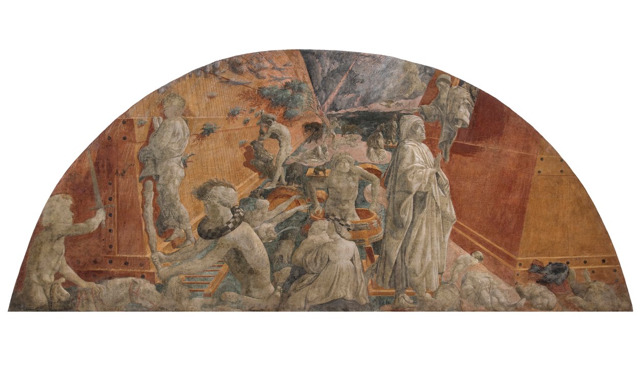 Oversvømmelsen og vandet aftager, ca. 1440. af Paolo Uccello