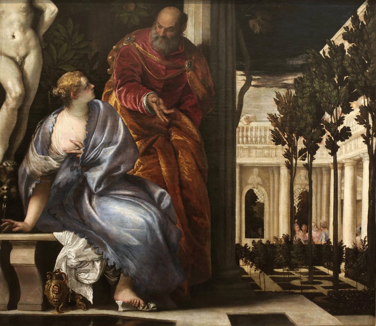 Bathsheba ved hendes bad, ca. 1575. af Paolo Veronese