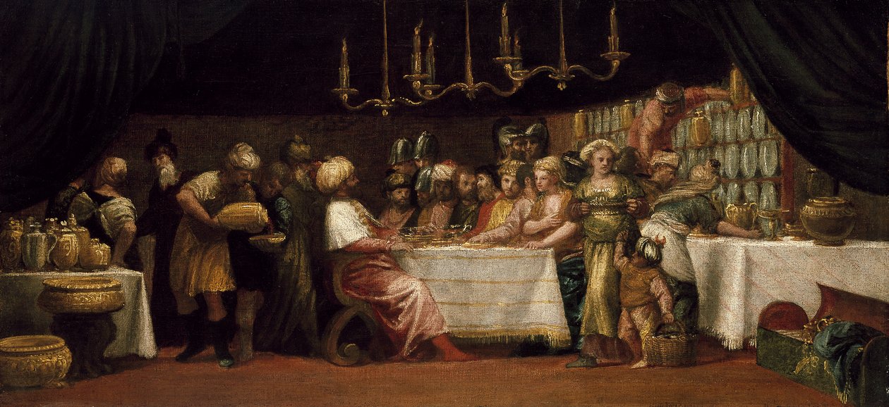Judith festede af Holofernes af Paolo Veronese