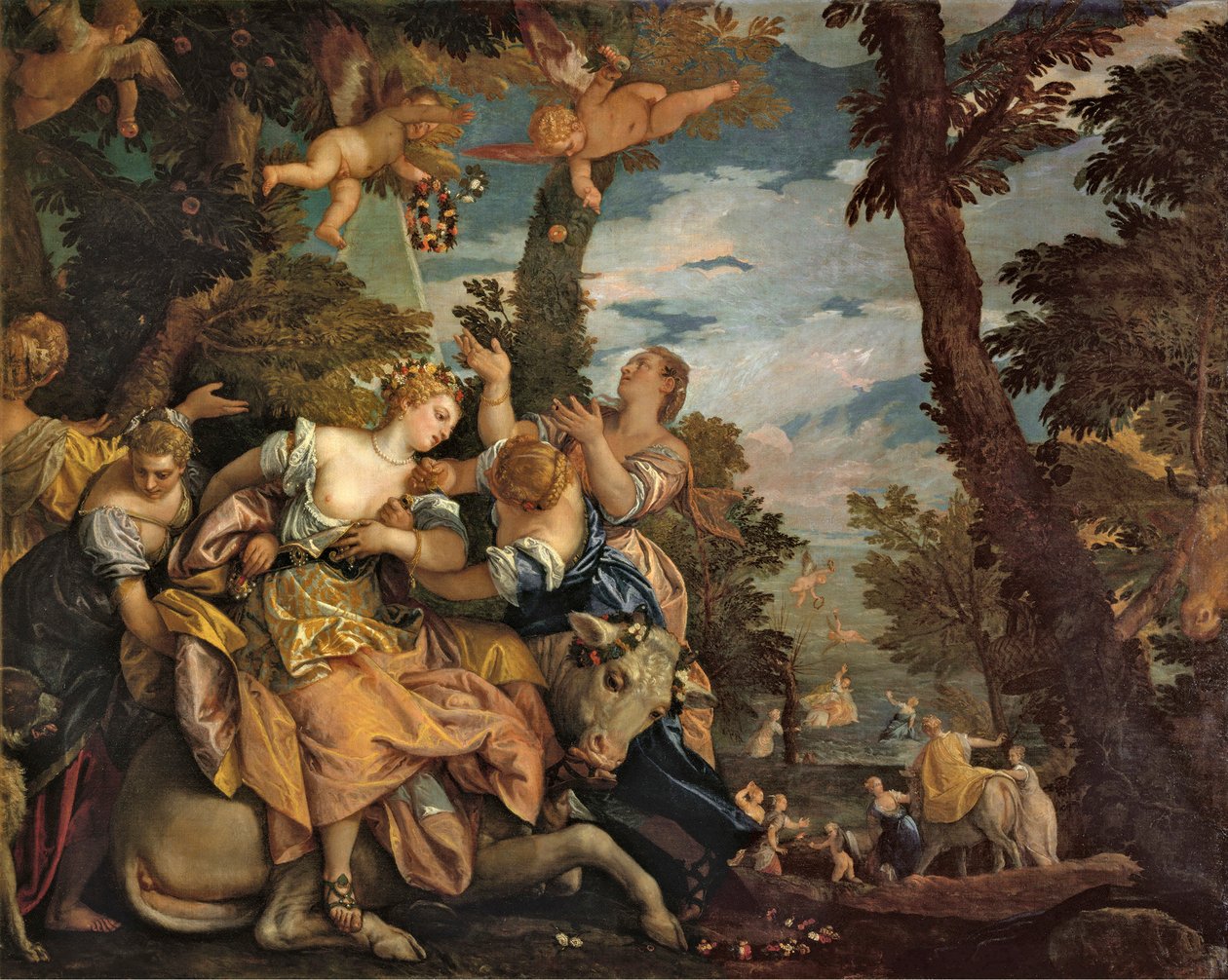 Europas voldtægt, ca 1574. af Paolo Veronese