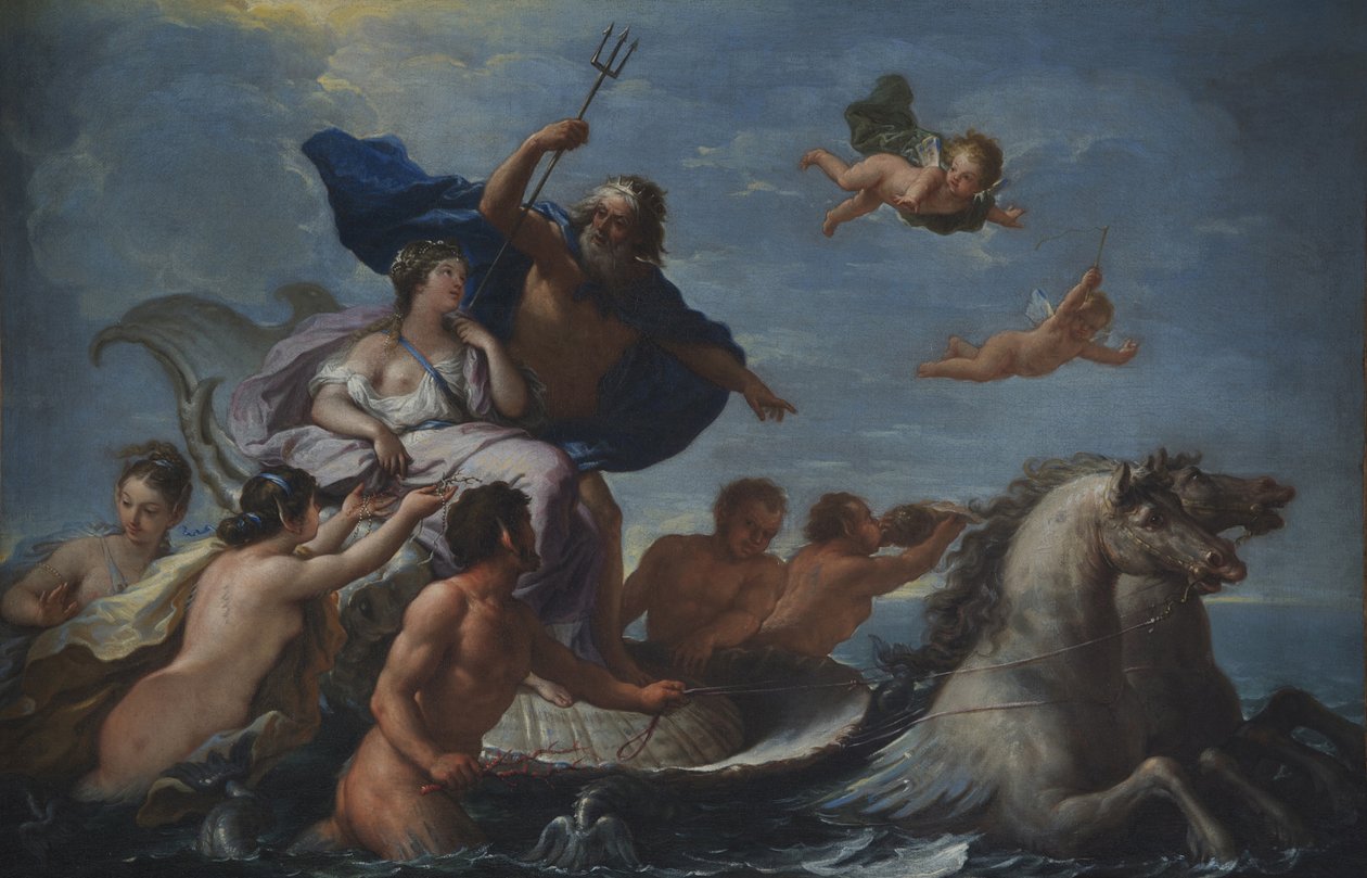 Neptuns og amfitrits triumf af Paolo di Matteis
