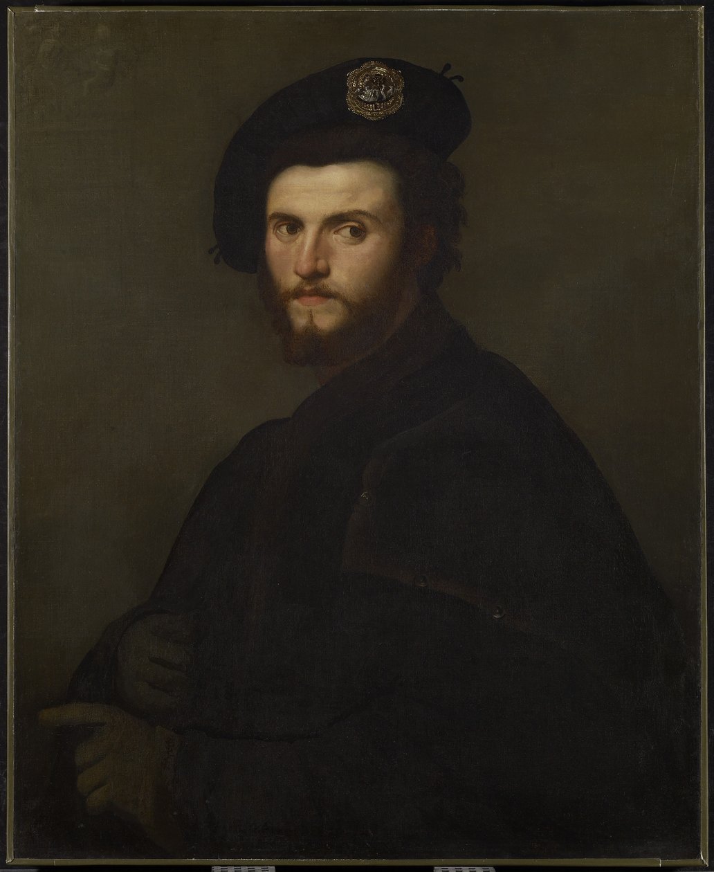 Portræt af en mand, ca. 1525 af Paris Bordone