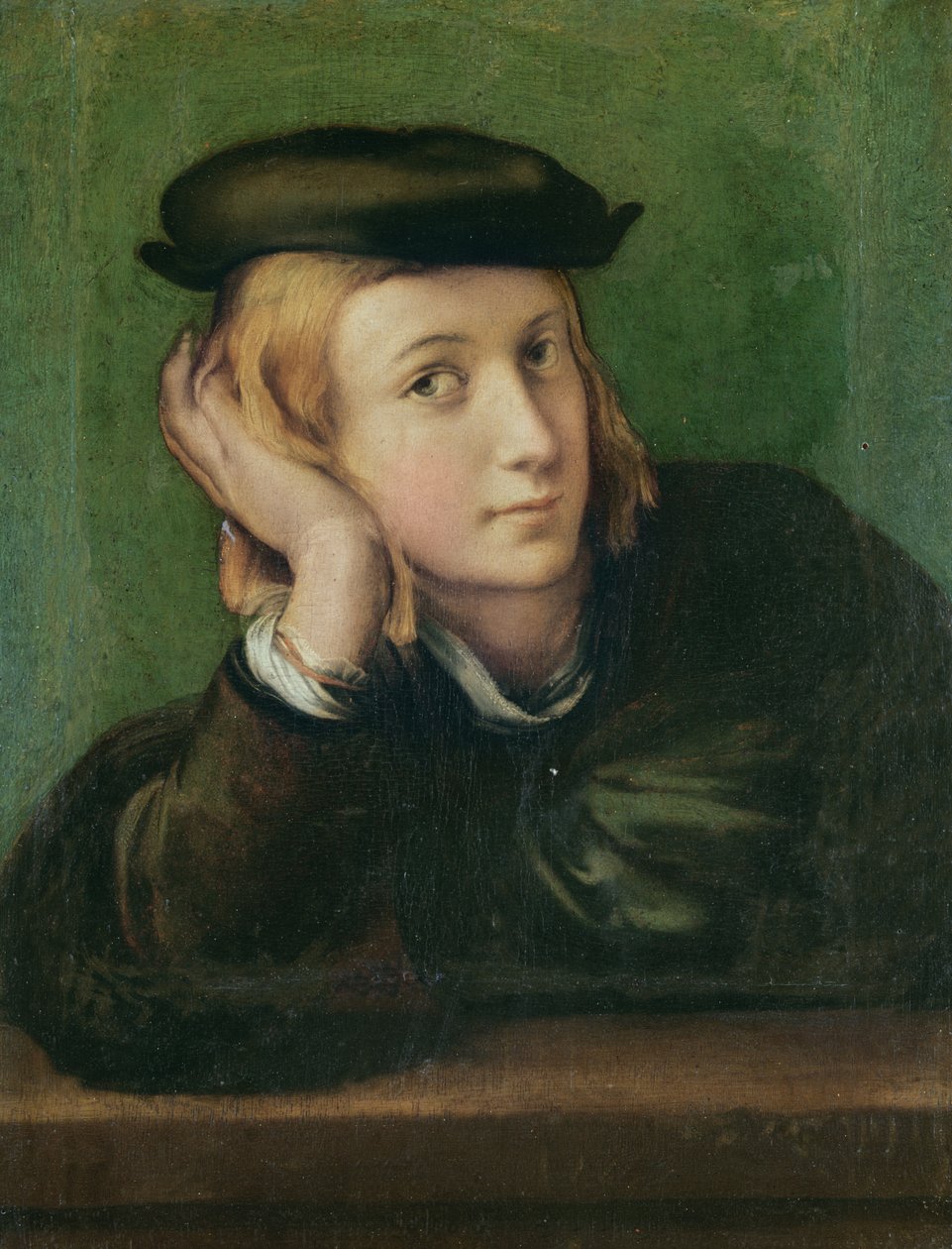 Portræt af en ung mand (tidligere anset for at være et selvportræt af Raphael), ca. 1528-30 af Parmigianino