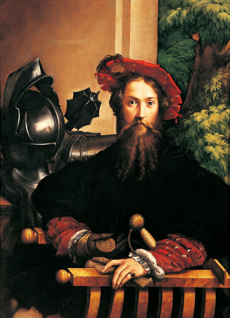 Portræt af Galeazzo Sanvitale af Parmigianino
