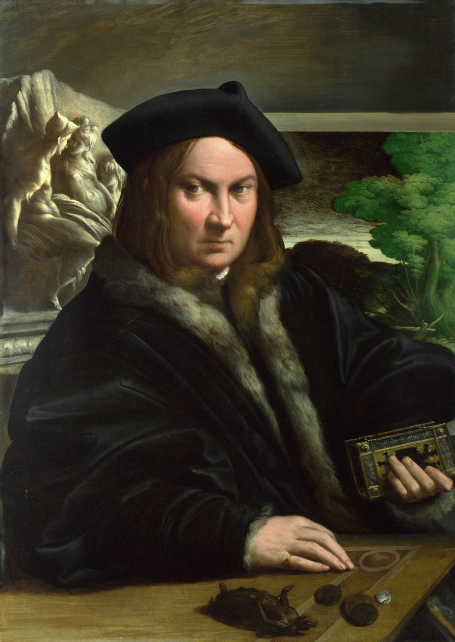 Portræt af en samler, ca. 1523 af Parmigianino