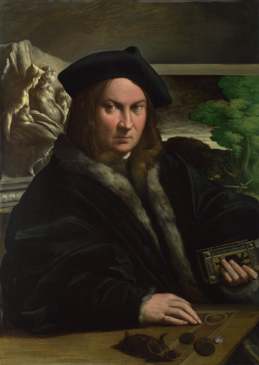 Portræt af en samler, ca. 1523. af Parmigianino