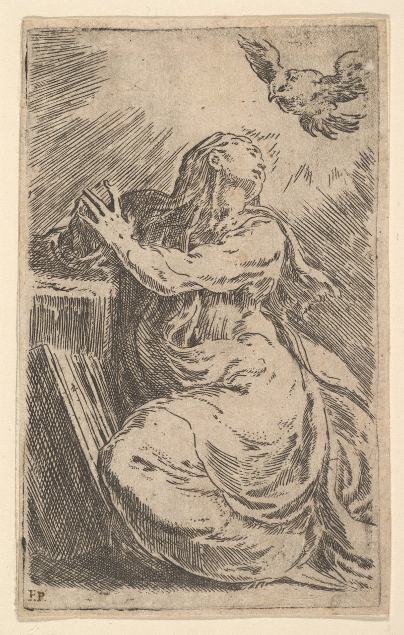Bebudelsen, begyndelsen af det 16. århundrede. af Parmigianino