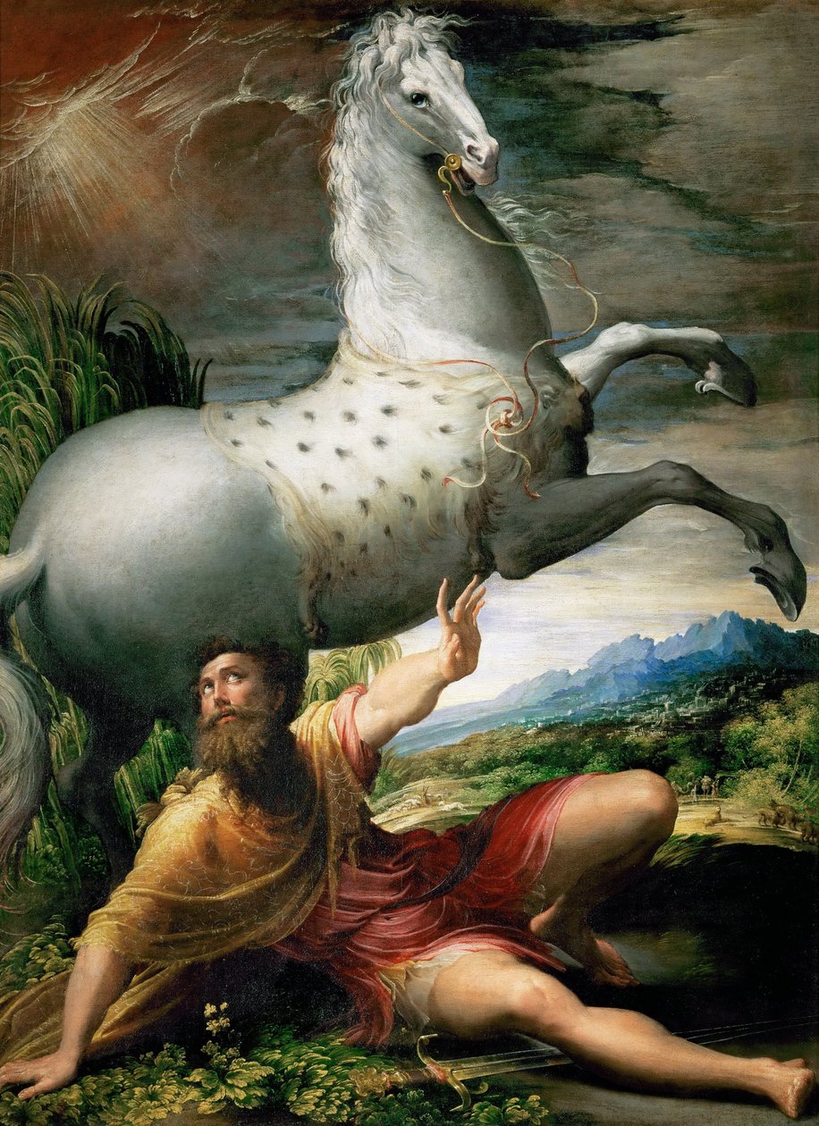 The Conversion of Saint Paul, ca 1528 af Parmigianino