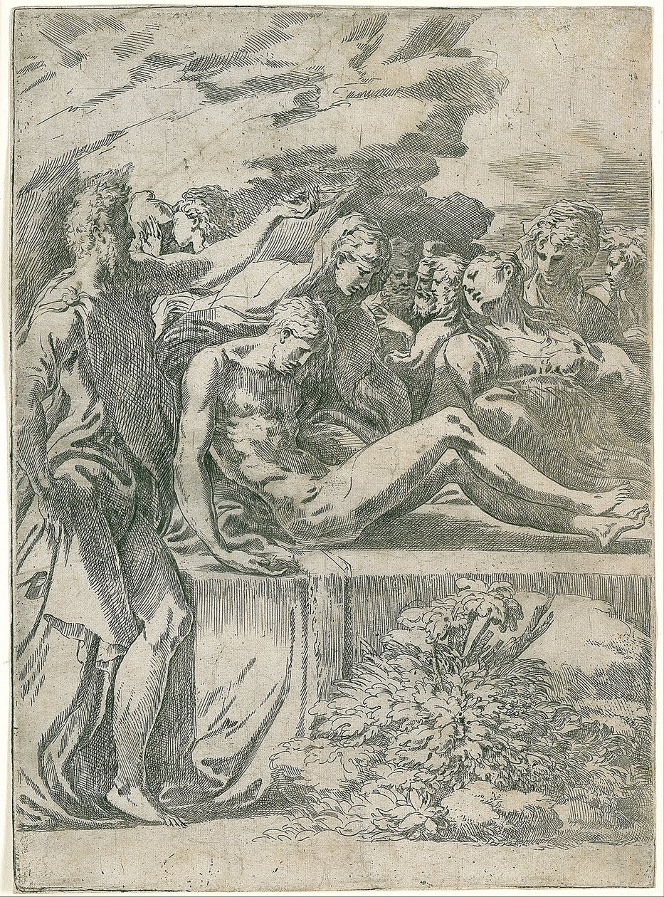 Kristi gravlæggelse af Parmigianino
