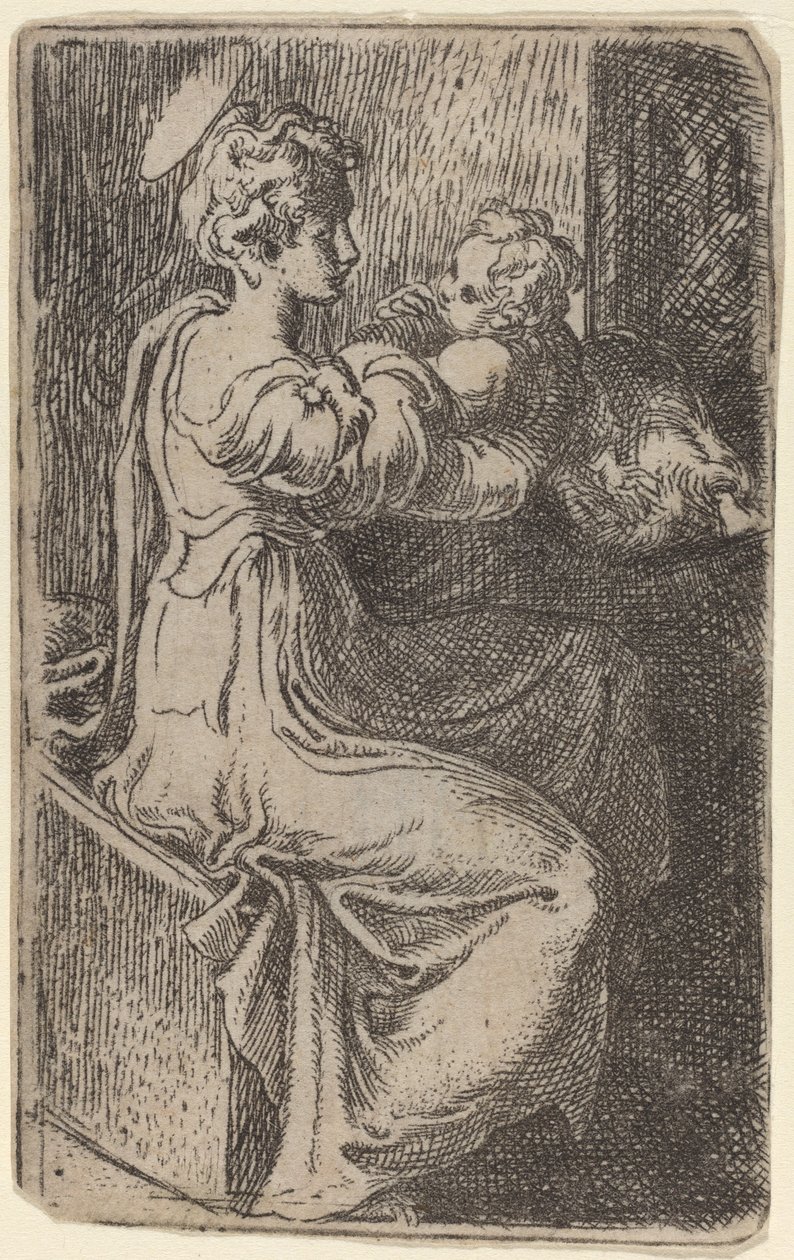 Jomfru og Barn af Parmigianino