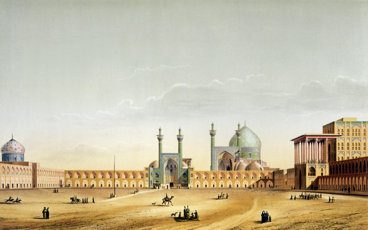 Det kongelige palads og Mesdjid-i-Shah, Isfahan, plade 6-7 fra 