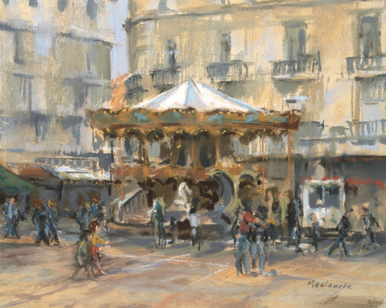 Lille karrusel, Montpellier af Pat Maclaurin