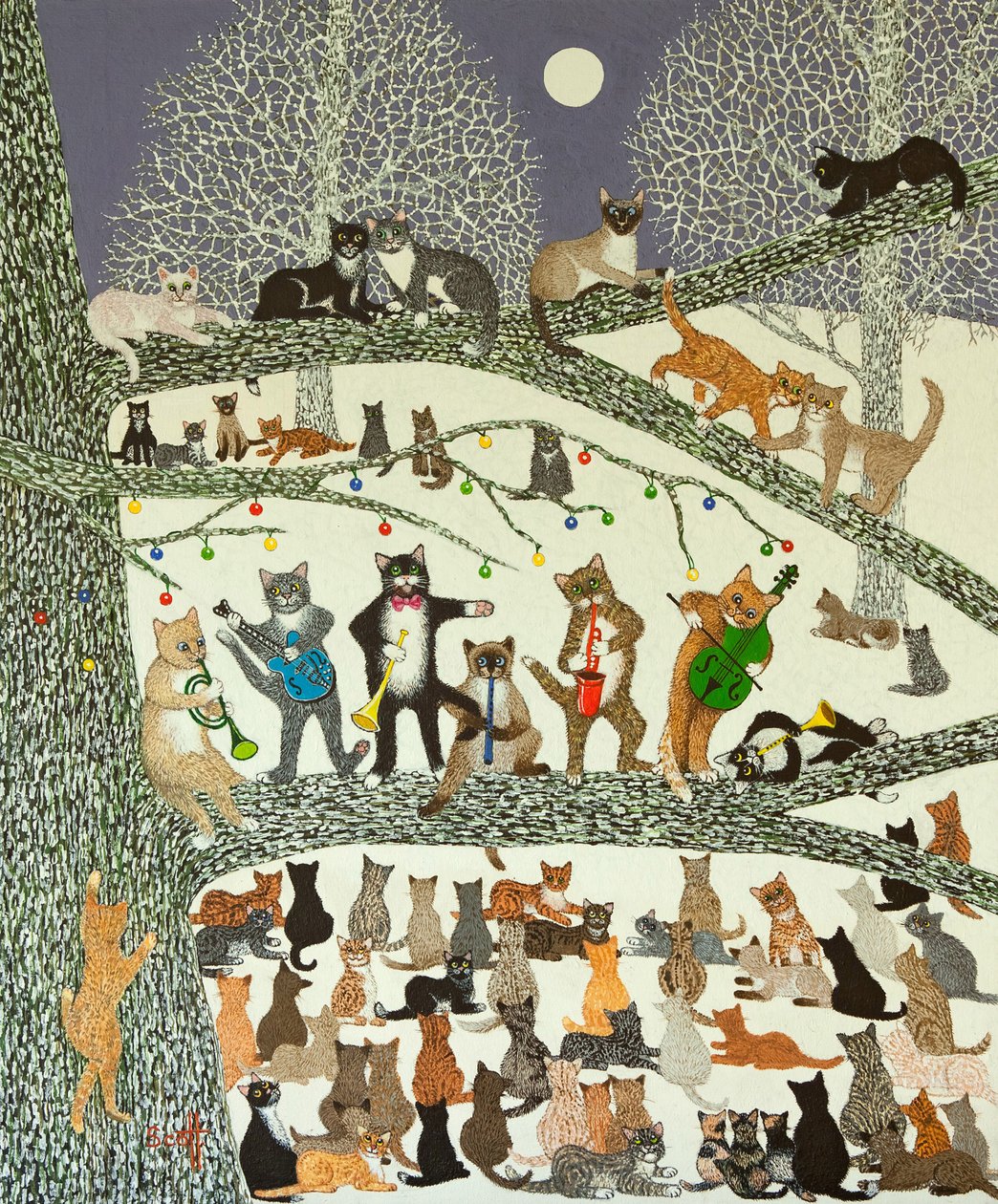 A Resounding Success, 2012 (akryl på calico) af Pat Scott