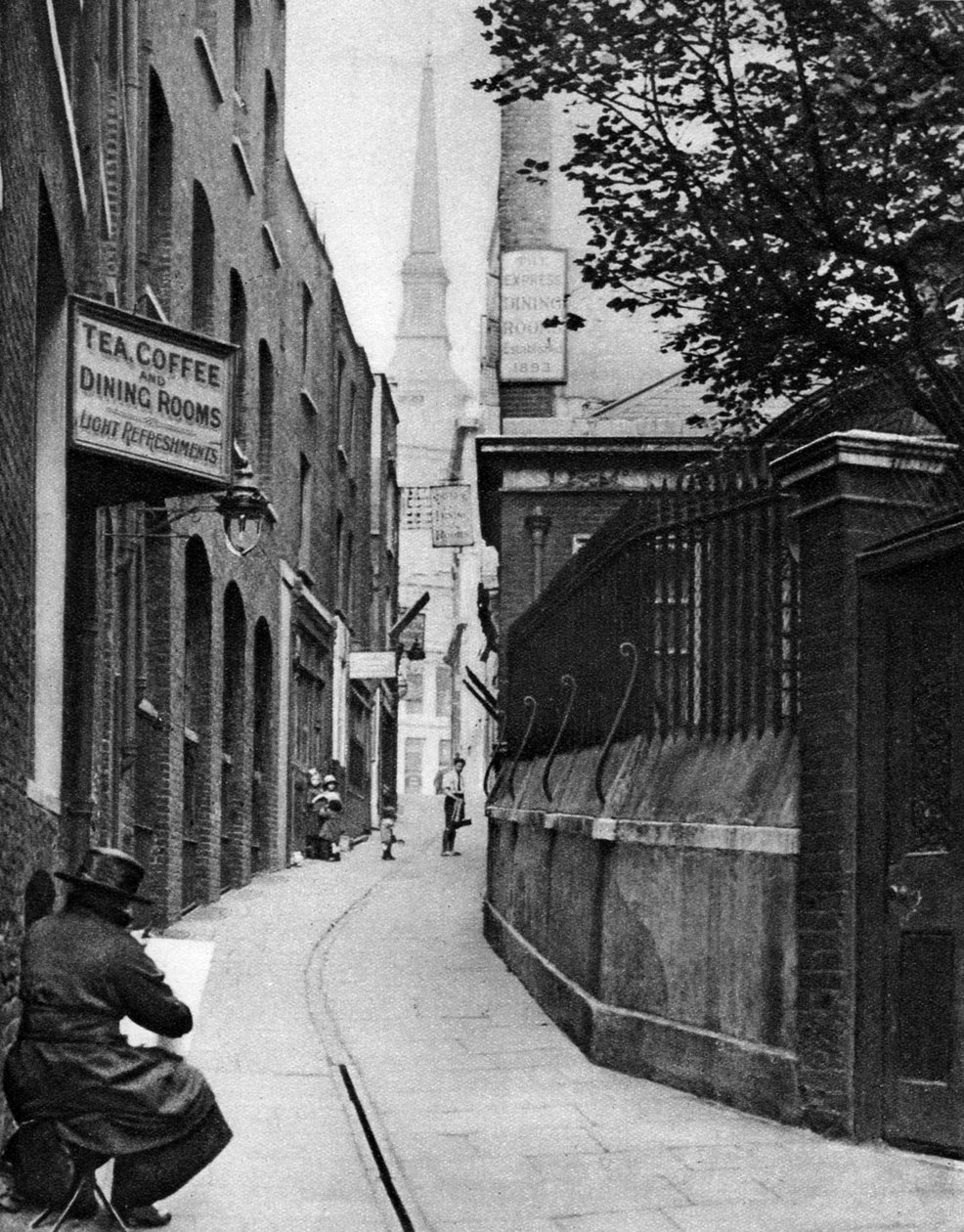 Huggin Lane, London, 1926-1927. af Paterson