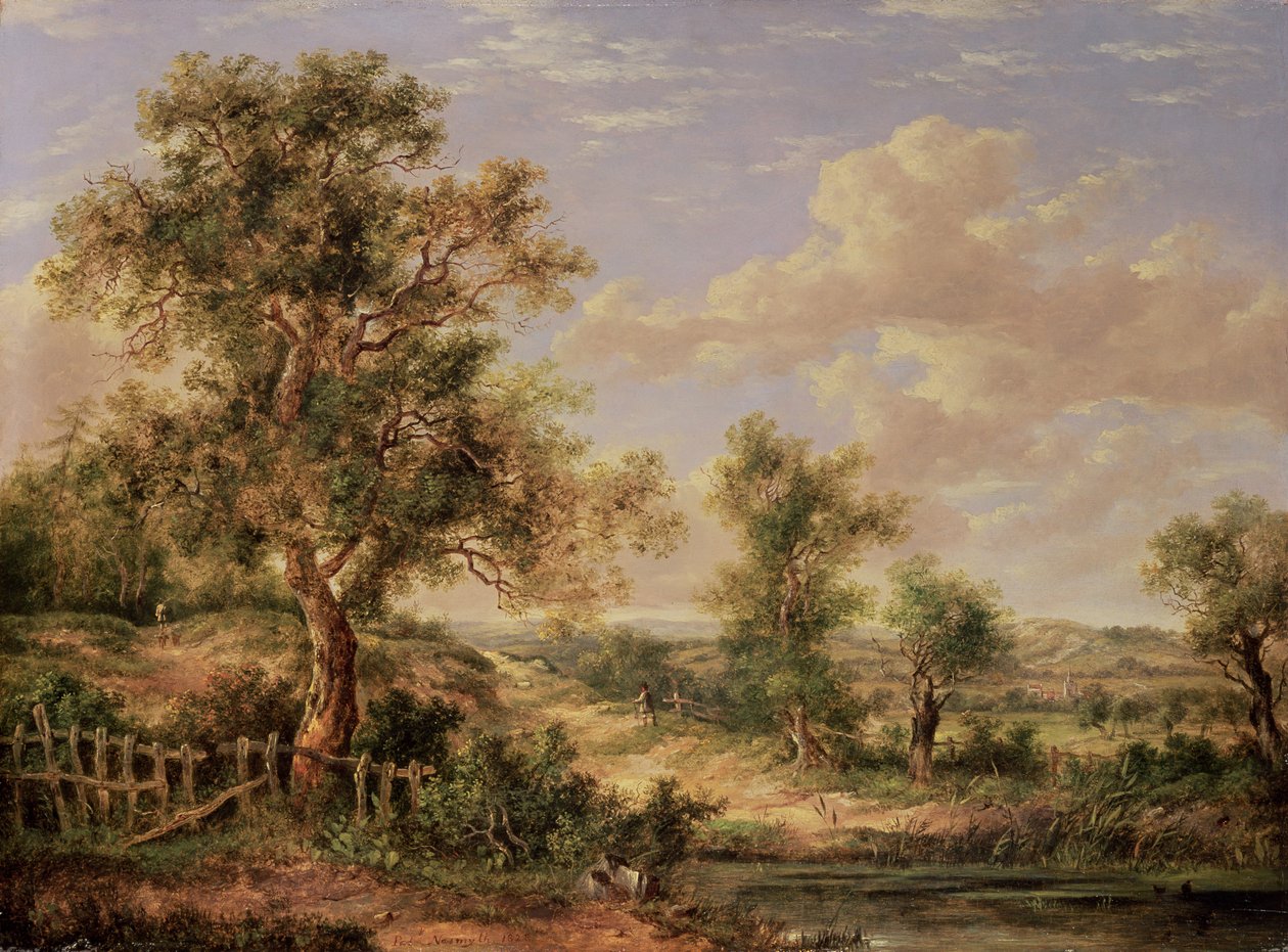 Landskab, 1800-tallet af Patrick Nasmyth
