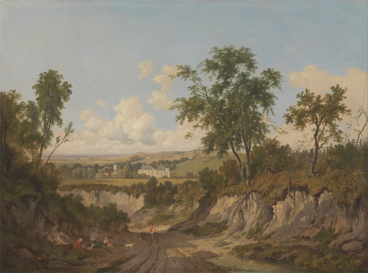 Penshurst Place, Kent af Patrick Nasmyth