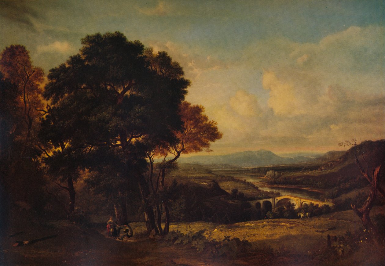 The Valley of the Tweed, c1803 af Patrick Nasmyth