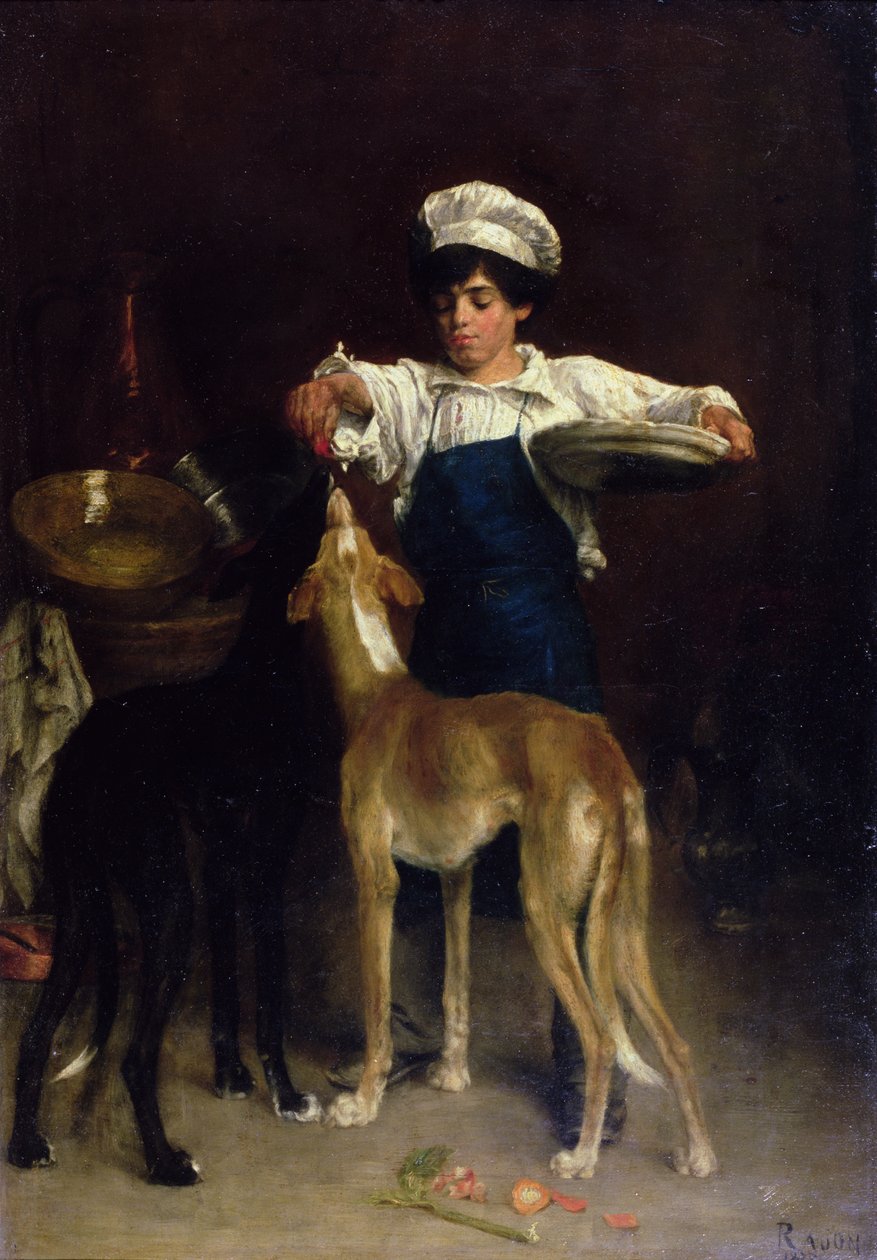Pantry Boy af Paul Adolphe Rajon
