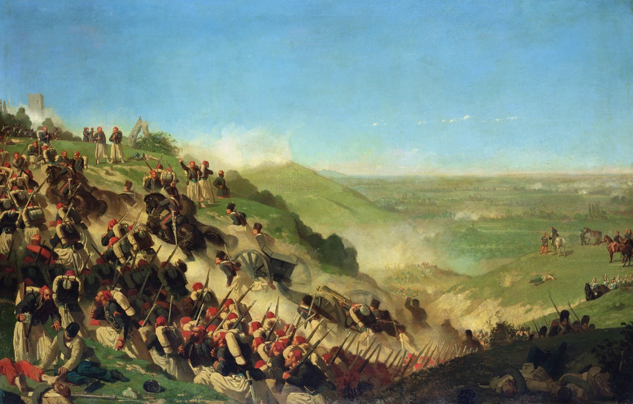 Slaget ved Solferino, 24. juni 1859 af Paul Alexandre Protais