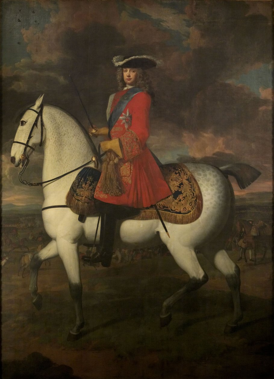 Portræt af Thomas Wentworth, 1. jarl af Strafford (anden skabelse) (1672-1739) af Paul Carl Leygebe