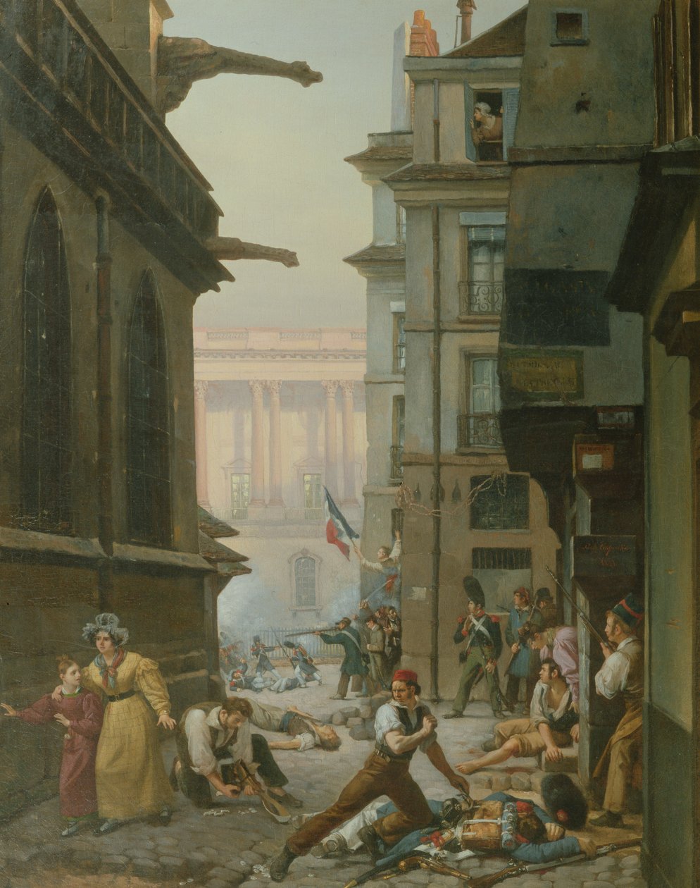 Afsnit af 29. juli 1830, om morgenen, 1831 af Paul Carpentier