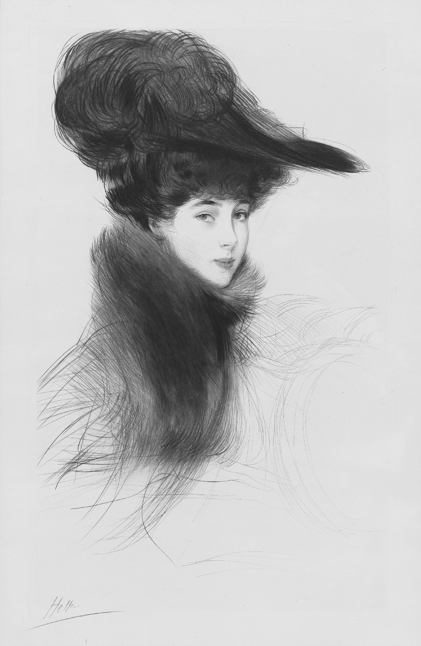 Hertuginden af ​​Marlborough, Consuelo Vanderbilt af Paul Cesar Helleu