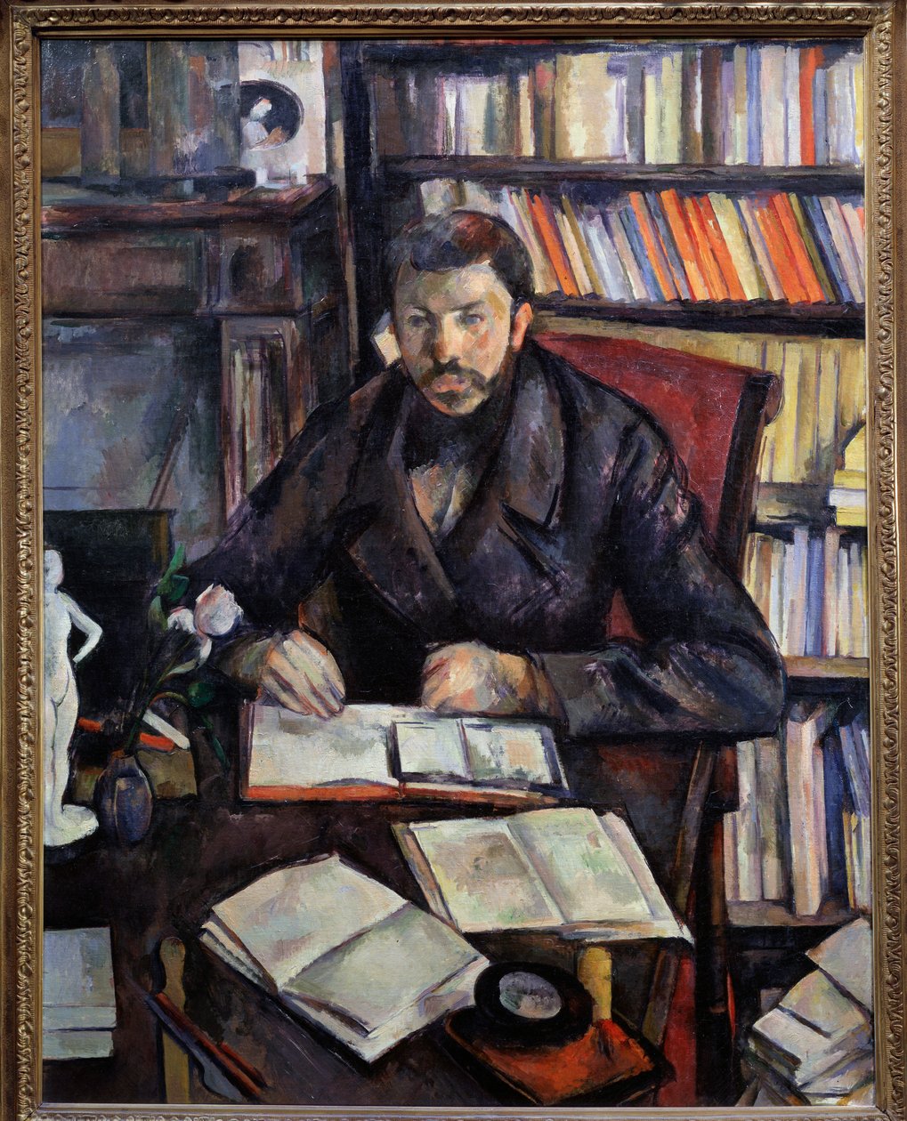 Portræt af kunstkritikeren Gustave Geffroy, 1895 af Paul Cézanne