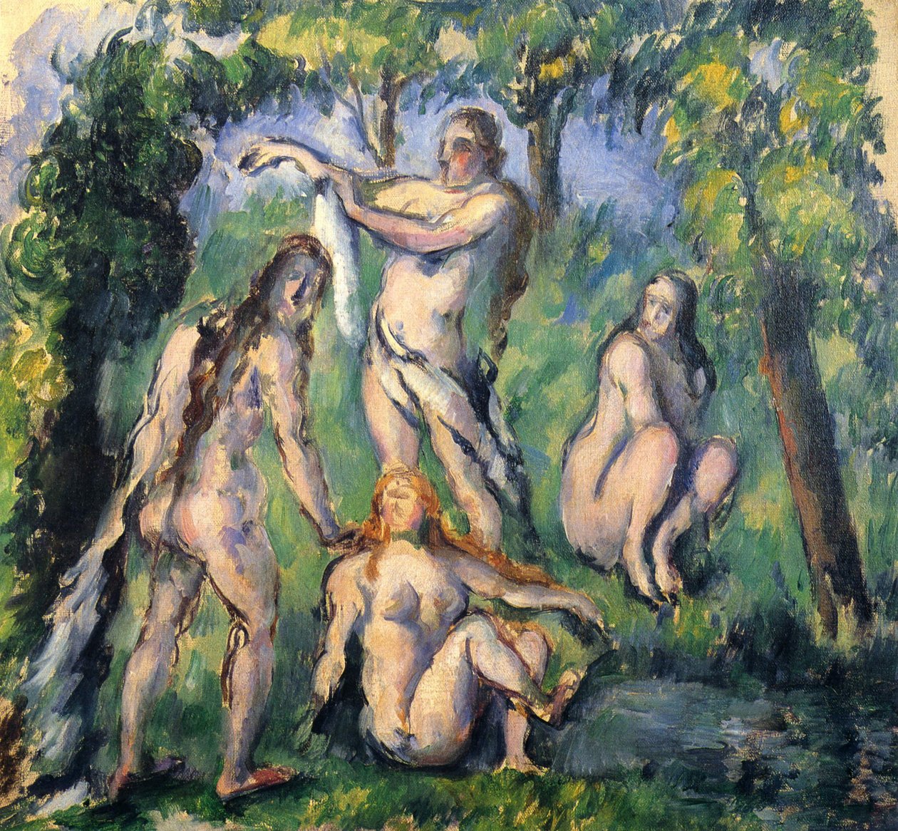 Badende af Paul Cézanne