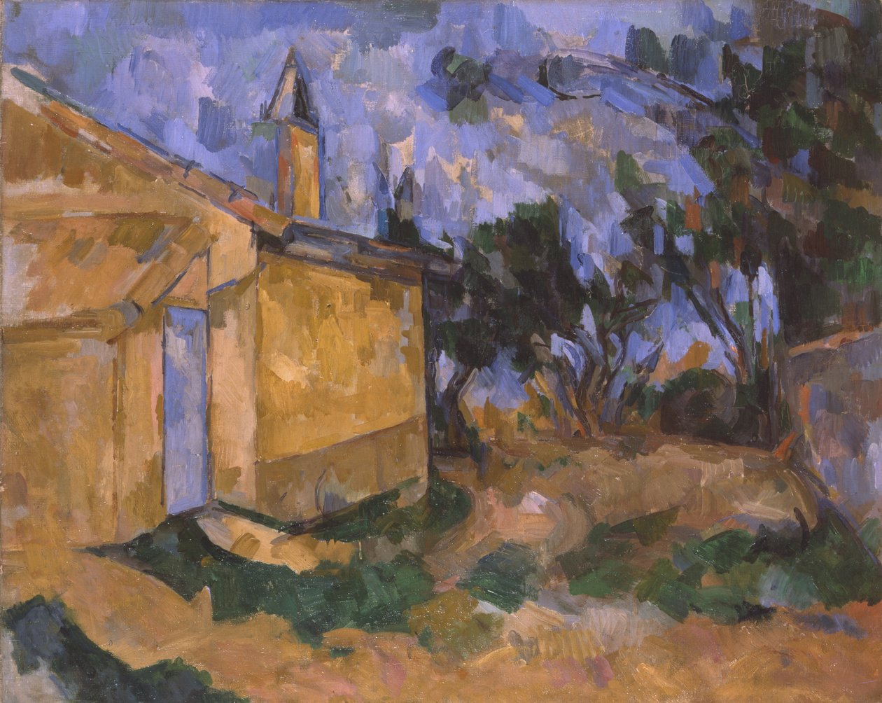The Cabanon de Jourdan, 1906 af Paul Cézanne