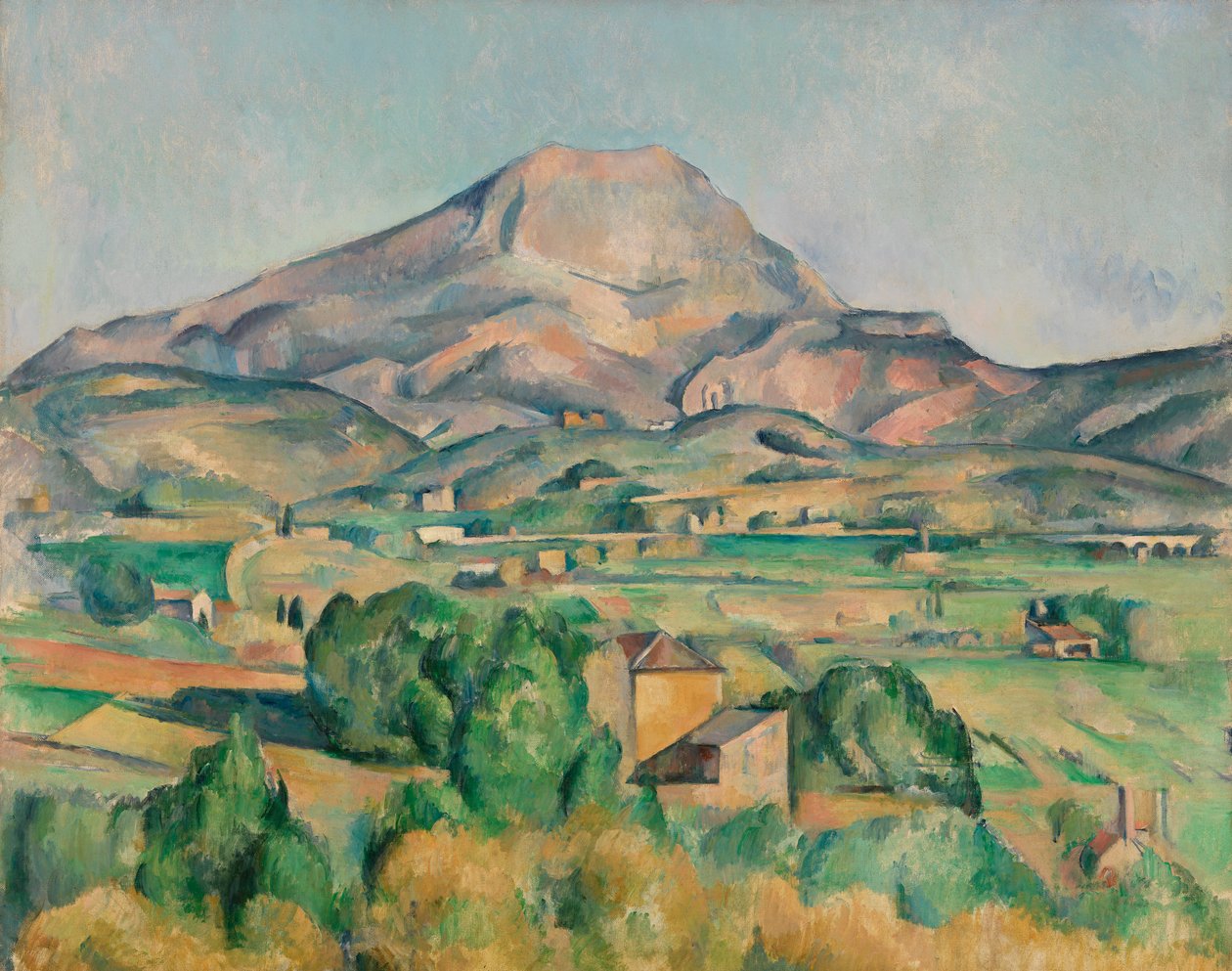 Mount Sainte-Victoire, 1892-95 af Paul Cézanne
