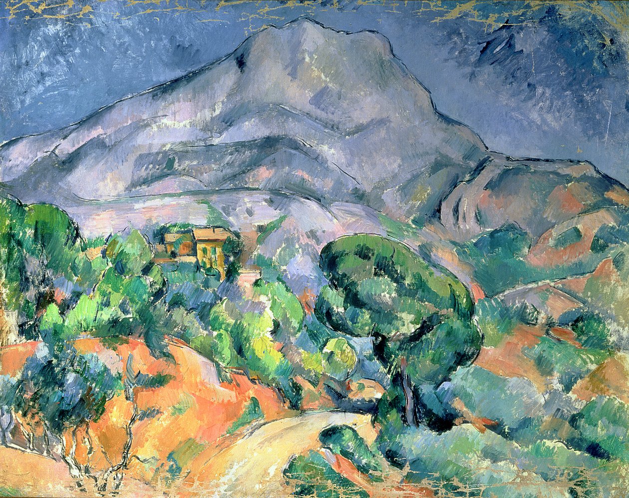 Mont Sainte-Victoire, 1900 af Paul Cézanne