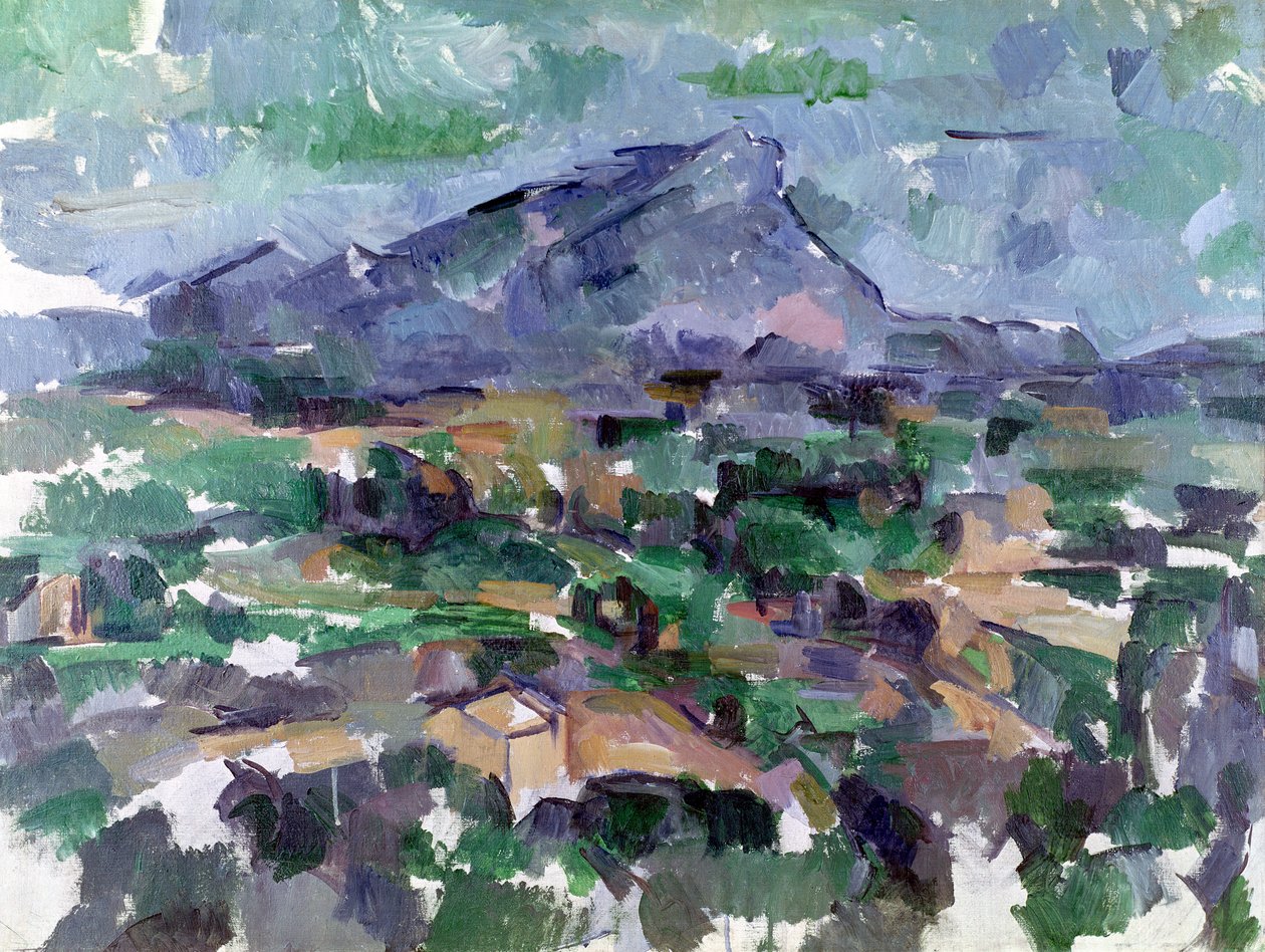 Sainte-Victoire-bjerget, 1904-06 af Paul Cézanne