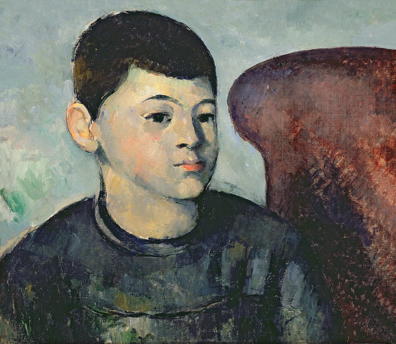 Portræt af kunstnerens søn, 1881-82 (se også 287554) af Paul Cézanne