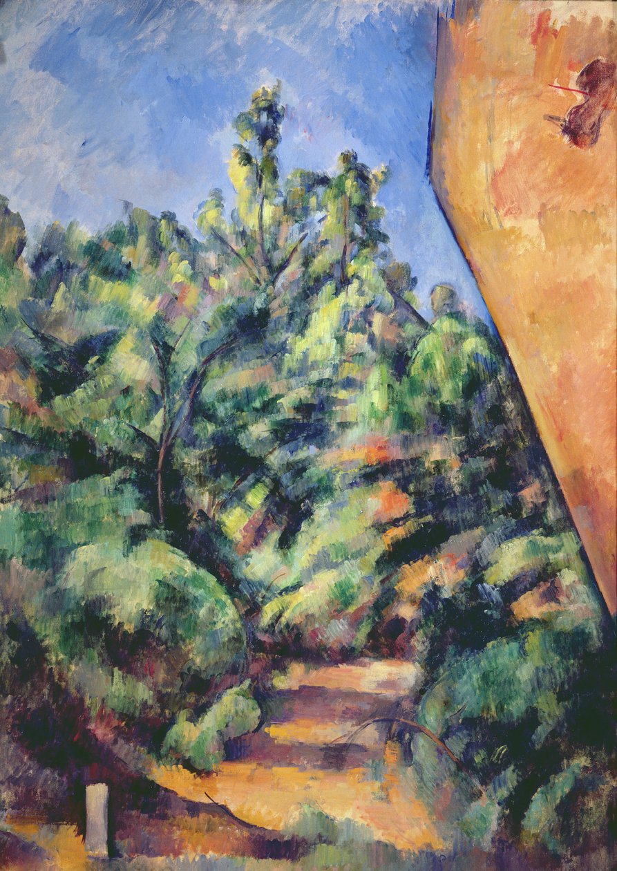 Red rock, ca. 1895 (se også 287557) af Paul Cézanne