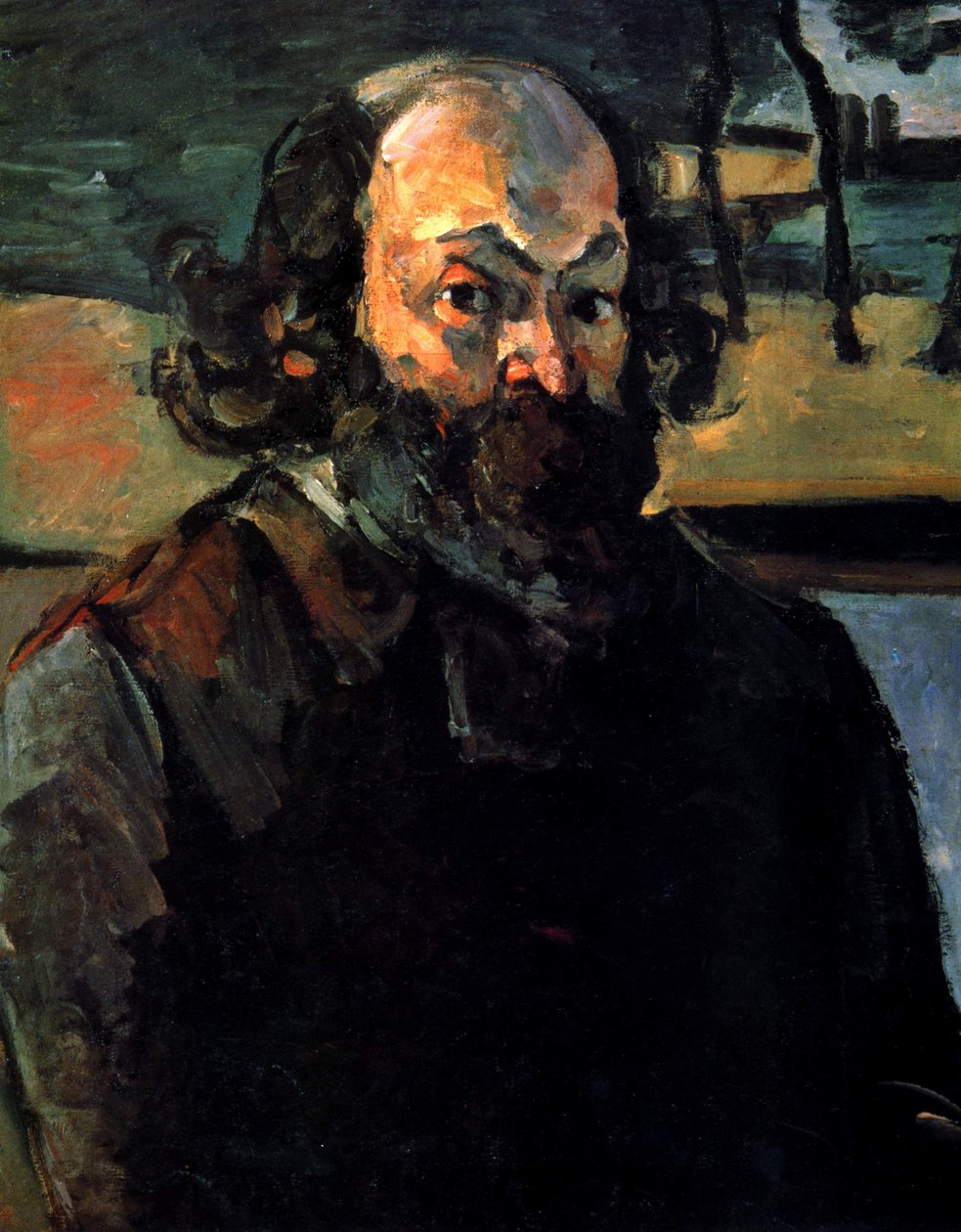 Selvportræt af Paul Cézanne