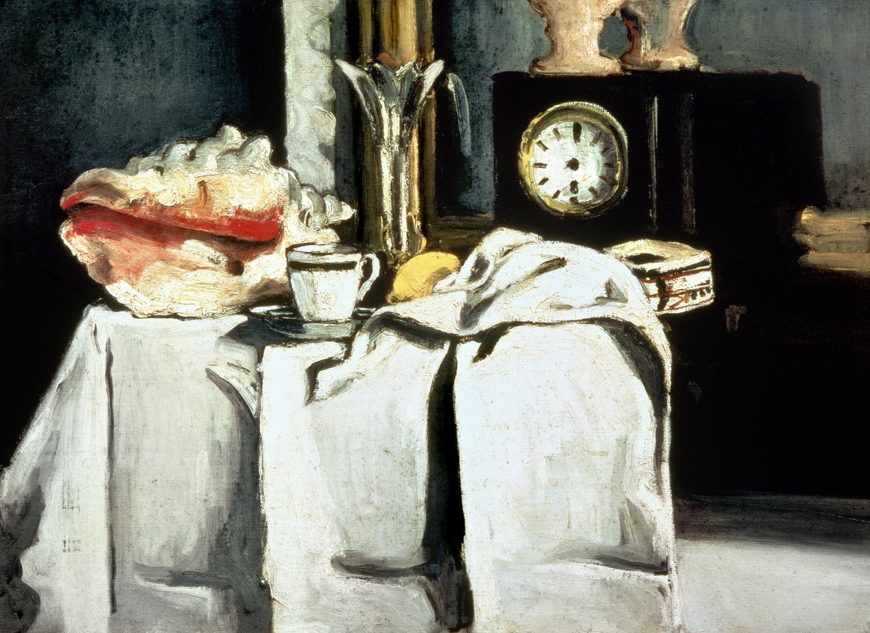 Det sorte marmorur, ca. 1870 af Paul Cézanne