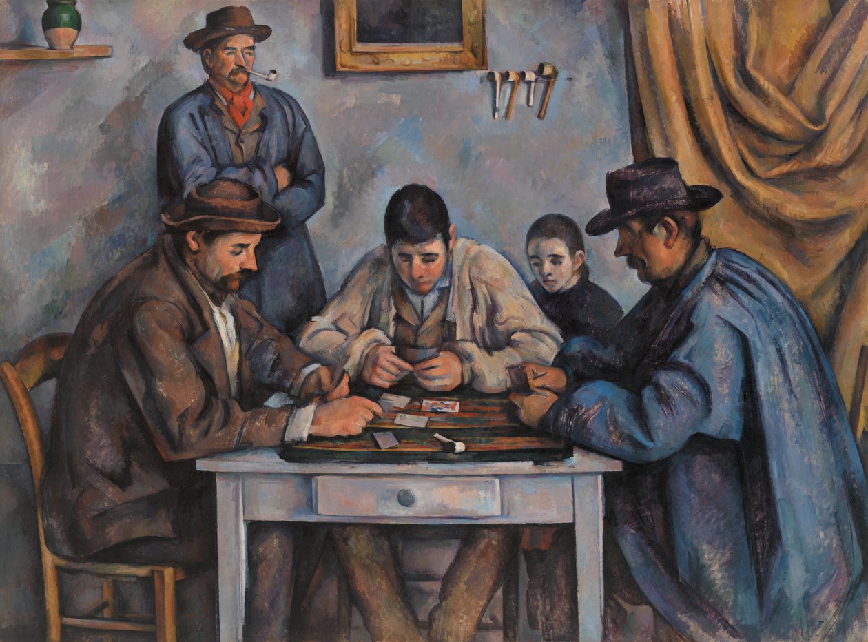 Kortspillerne, 1890-92 af Paul Cézanne