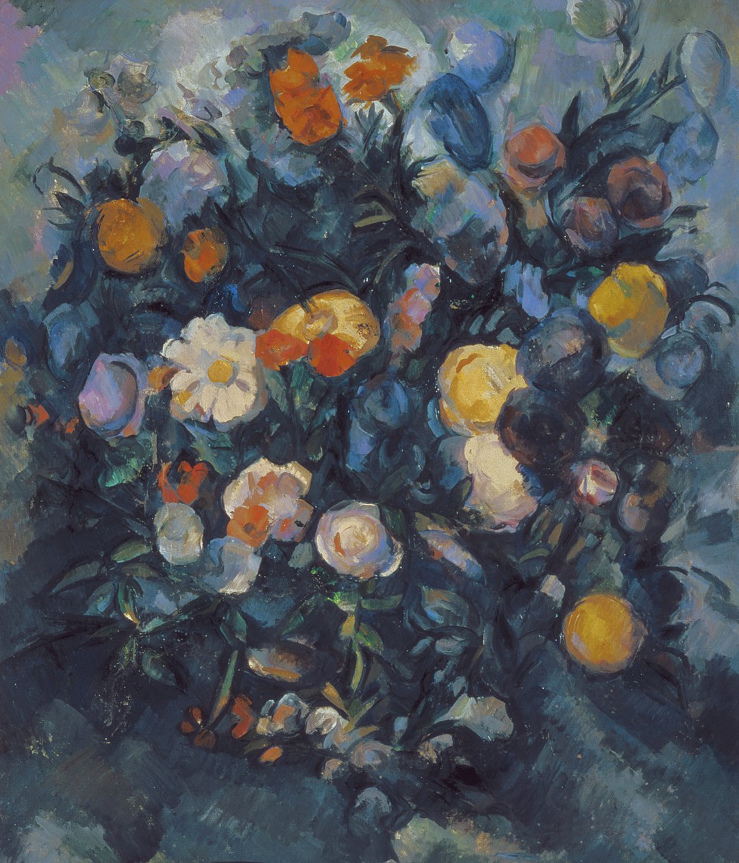 Vase med blomster, 19 af Paul Cézanne