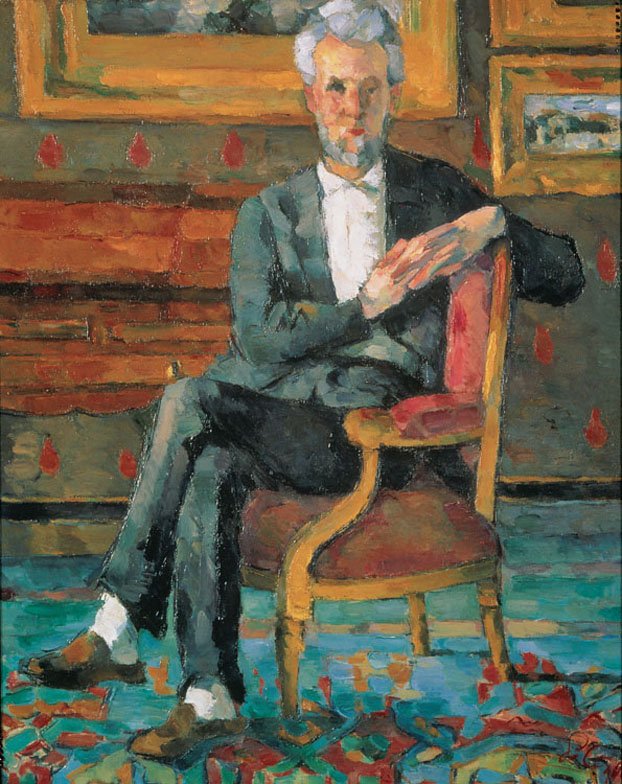Victor Chocquet siddende af Paul Cézanne