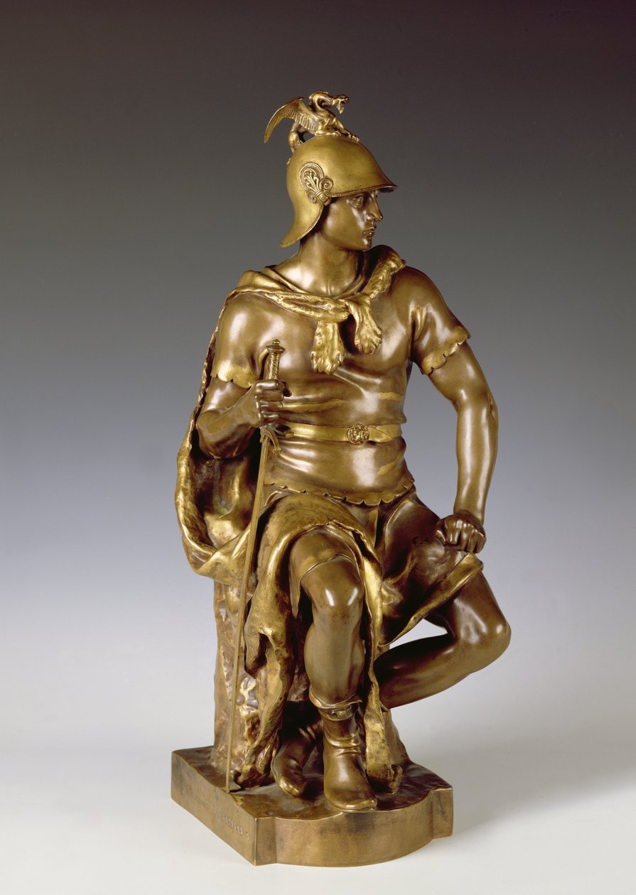 Militært Courage, 1876 (bronze) af Paul Dubois