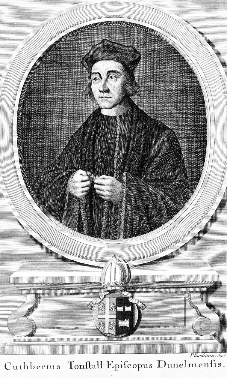Cuthbert Tunstall, biskop af Durham af Paul Fourdrinier