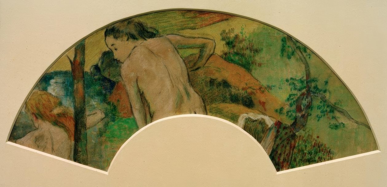 Svømning III af Paul Gauguin