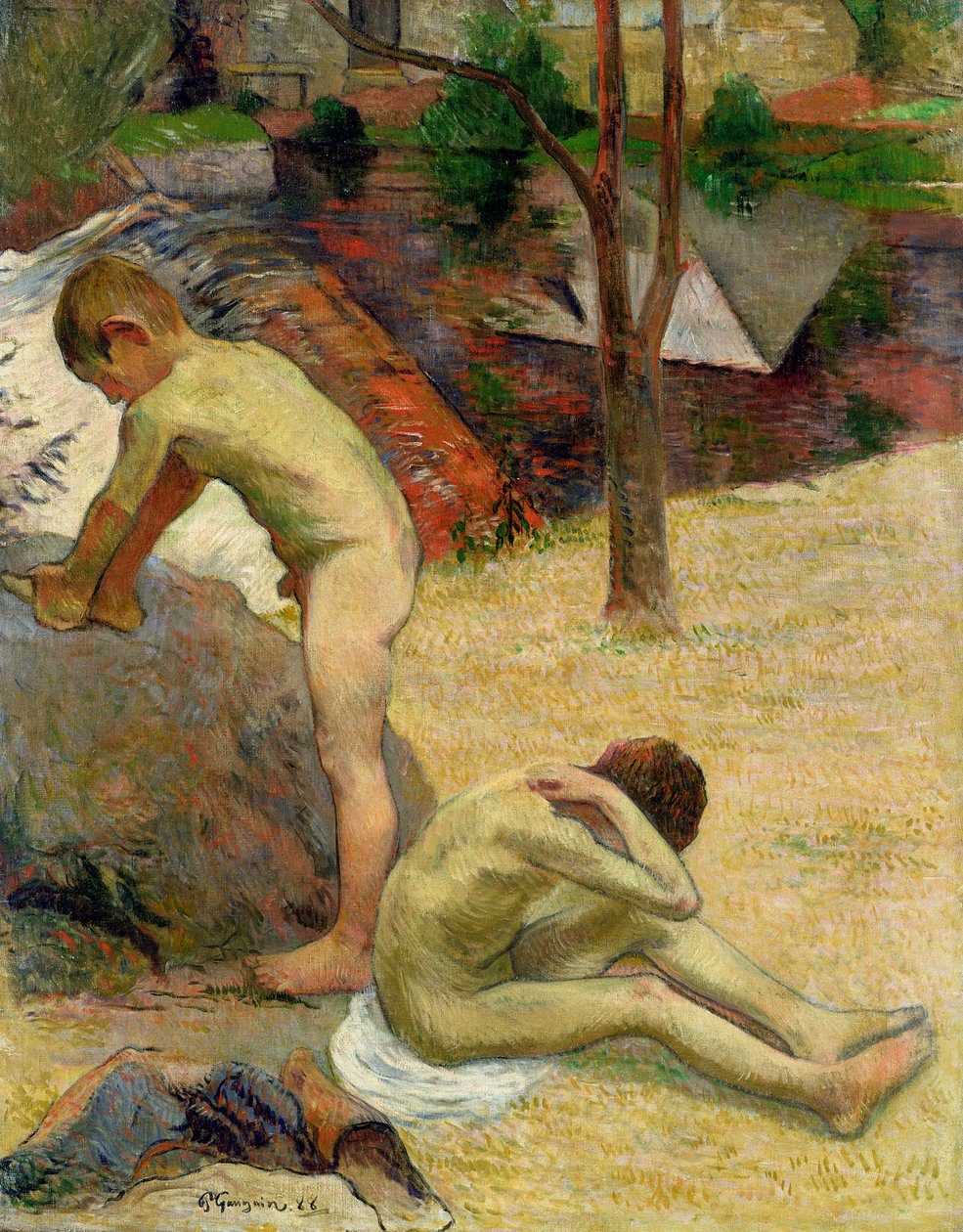 Breton Boys Bathing, 1888 (se også 244974) af Paul Gauguin