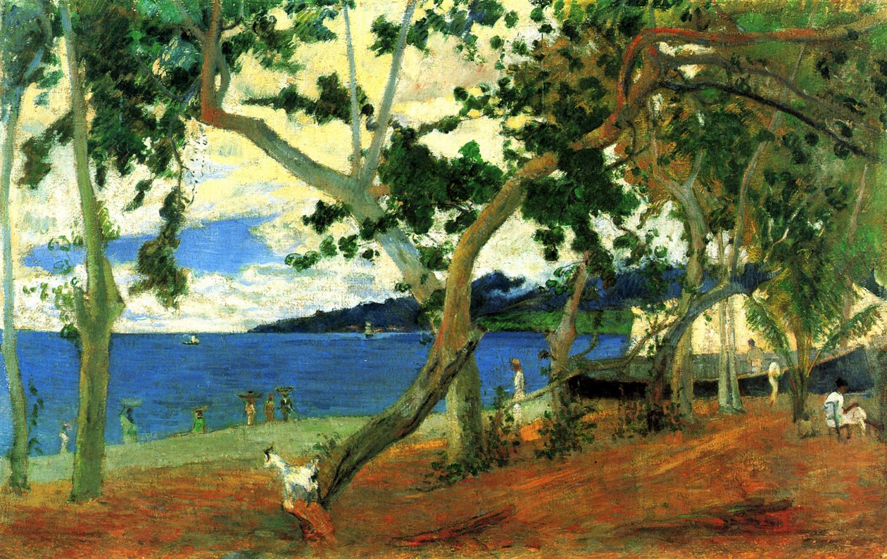 Ved kysten, Martinique af Paul Gauguin
