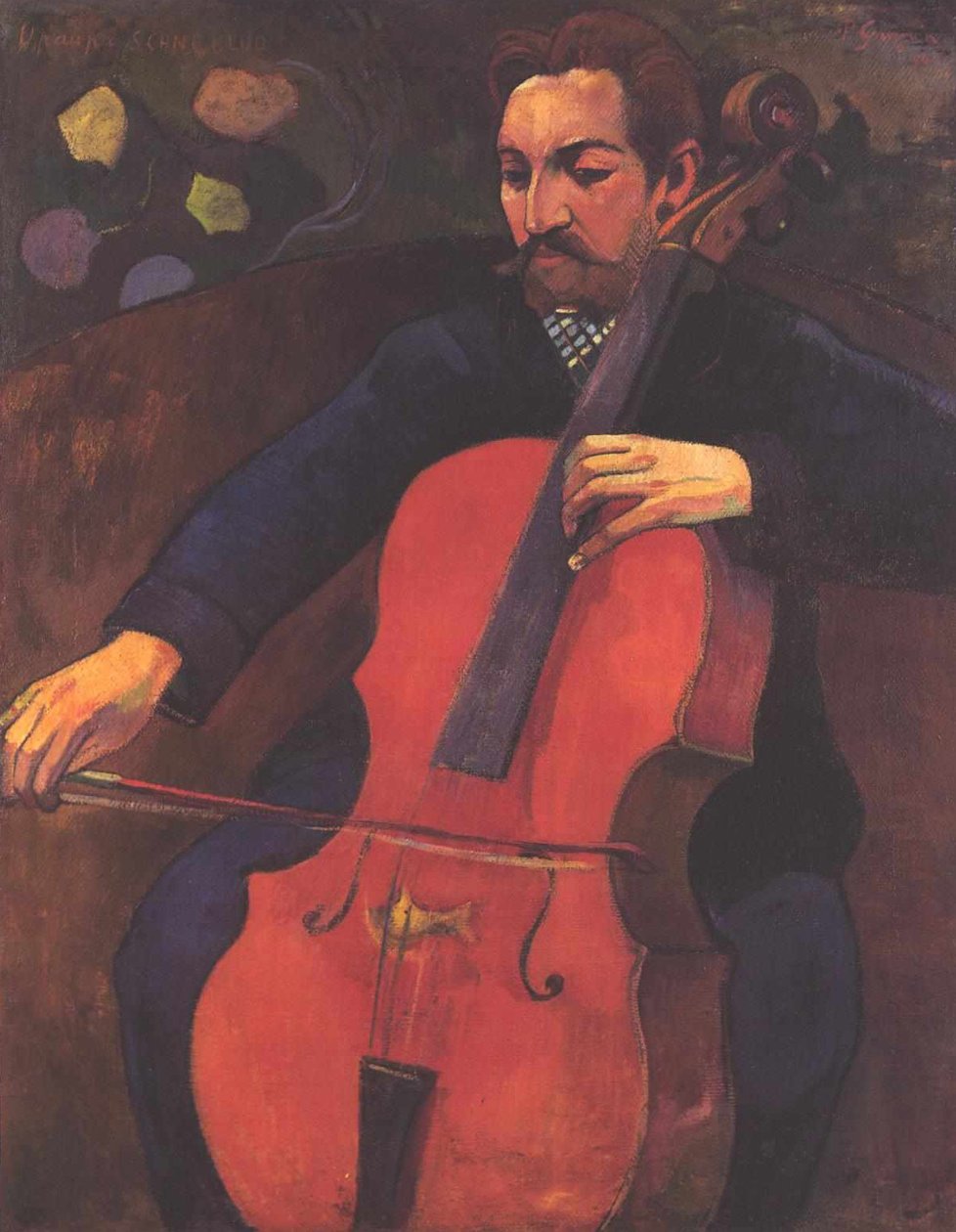 Der Violoncellist af Paul Gauguin
