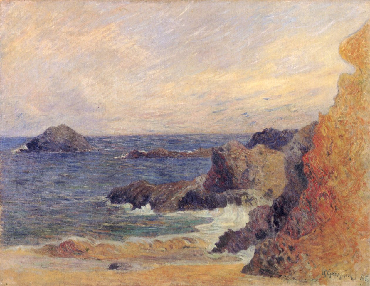 Klippekyst af Paul Gauguin