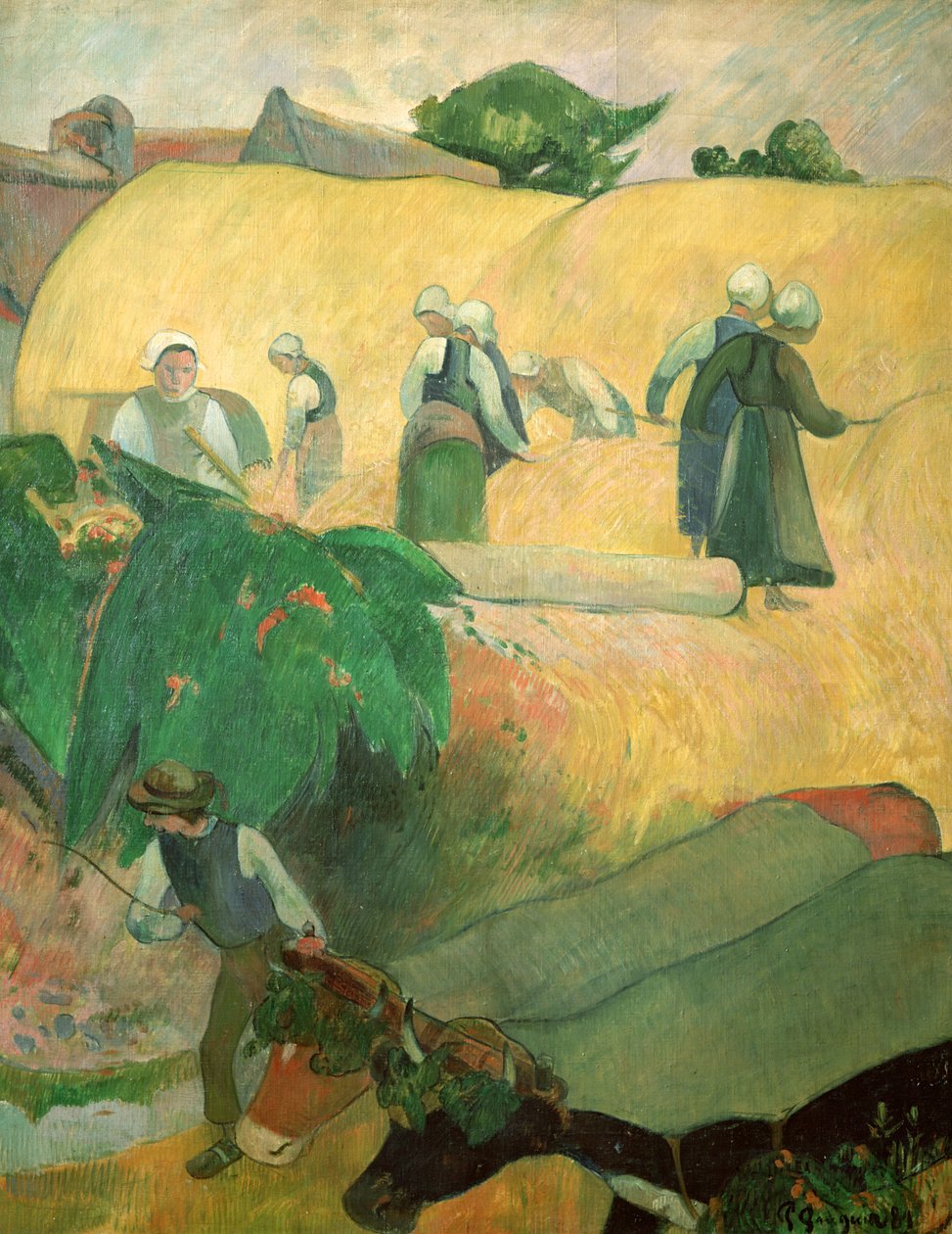 Høslæt, 1889 af Paul Gauguin