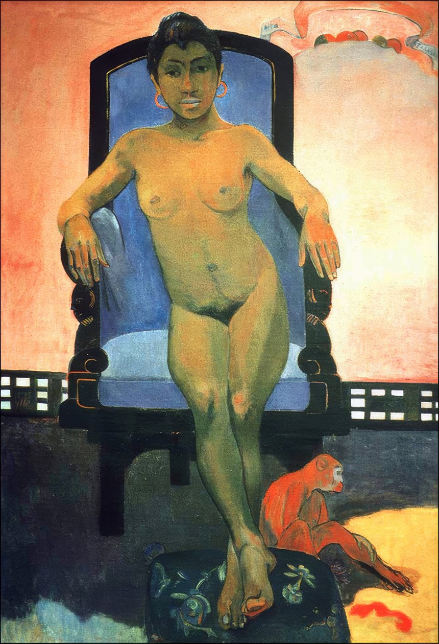 Indonesien: Annah den javanske, Paul Gauguin (1893) af Paul Gauguin